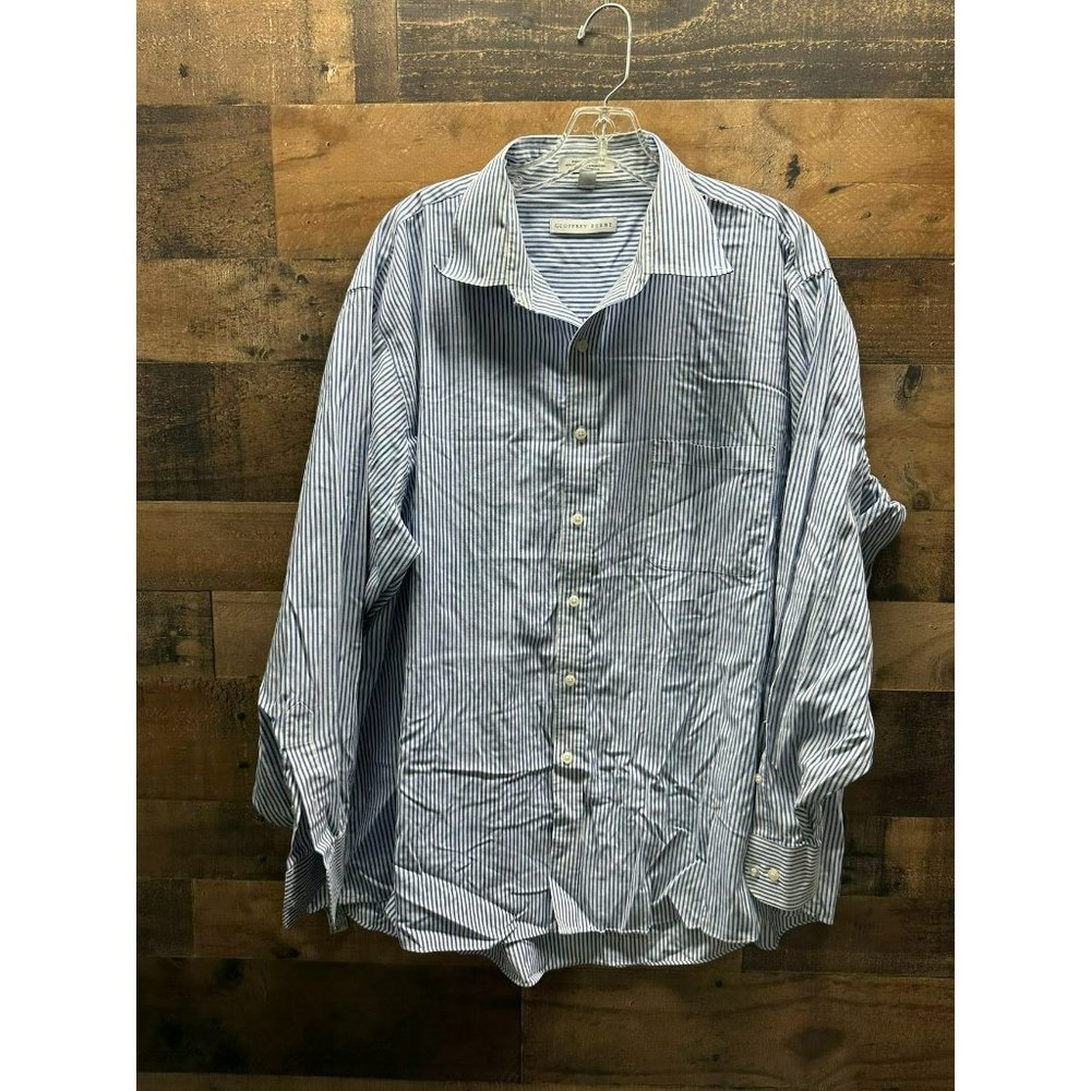 Geoffrey Beene Men's Long‎ Sleeve Button Up Size XXL
